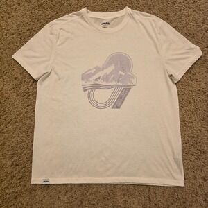 Hoka One One Mens St Vrain Invitational Graphic Running T-Shirt White Large